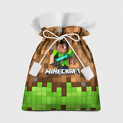 Подарочный мешок Minecraft logo heroes