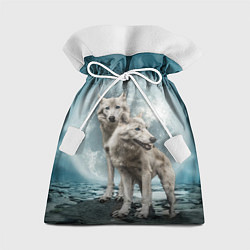 Мешок для подарков Волки альбиносы, цвет: 3D-принт