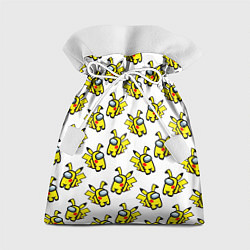 Подарочный мешок Among us Pikachu