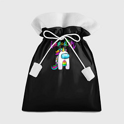 Мешок для подарков Среди нас -Единорог, цвет: 3D-принт