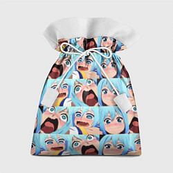 Мешок для подарков Аква Коносуба Aqua Konosuba, цвет: 3D-принт