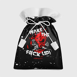 Мешок для подарков WAKE THE F CK UP!, цвет: 3D-принт