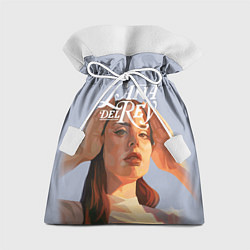 Мешок для подарков Lana del rey, цвет: 3D-принт