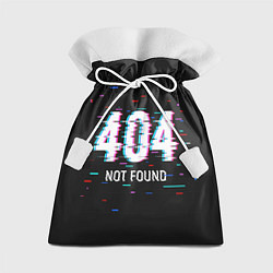 Мешок для подарков Глитч 404, цвет: 3D-принт