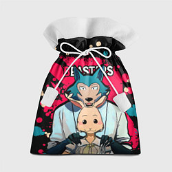 Мешок для подарков BEASTARS, Хару и Легоши, цвет: 3D-принт