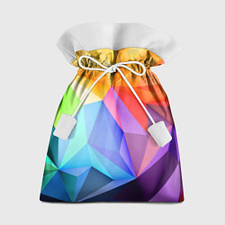 Мешок для подарков Радужная геометрия, цвет: 3D-принт