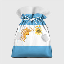 Мешок для подарков Сборная Аргентины, цвет: 3D-принт