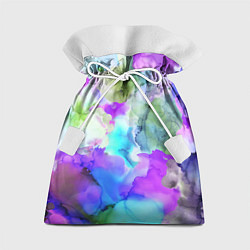 Мешок для подарков Акварельная краска, цвет: 3D-принт