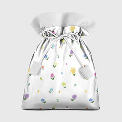 Мешок для подарков Цветы и бабочки, цвет: 3D-принт