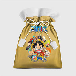 Мешок для подарков Персонажи One Piece Большой куш, цвет: 3D-принт