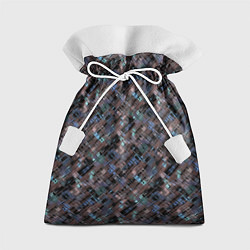 Мешок для подарков Коричневый абстрактный узор, цвет: 3D-принт