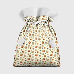 Мешок для подарков Яблоки и мёд, цвет: 3D-принт