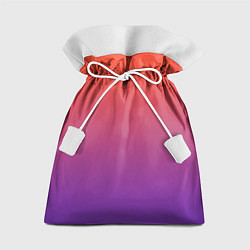 Мешок для подарков Оранжевый и Фиолетовый, цвет: 3D-принт