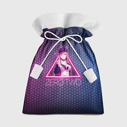 Мешок для подарков Zero Two в треугольнике, цвет: 3D-принт