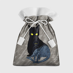 Мешок для подарков Cat psycho 100 Моб Психо 100 Z, цвет: 3D-принт