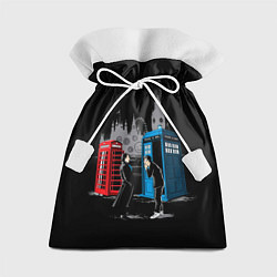 Мешок для подарков Шерлок х Доктор, цвет: 3D-принт
