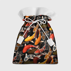 Мешок для подарков Карпы кои Японские карпы, цвет: 3D-принт