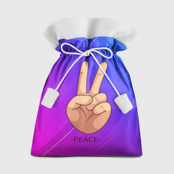 Мешок для подарков ВСЕМ МИР PEACE Z, цвет: 3D-принт