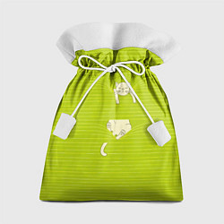 Мешок для подарков Котик запутался в нитках, цвет: 3D-принт