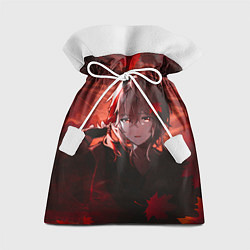 Мешок для подарков Кадзуха в кленовых листьях, цвет: 3D-принт