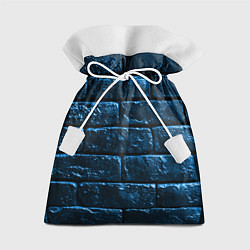 Мешок для подарков Неоновая, кирпичная стена, цвет: 3D-принт