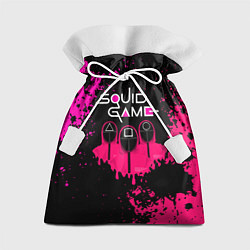 Мешок для подарков Squid Game брызги красок стража, цвет: 3D-принт