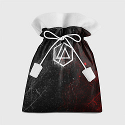 Мешок для подарков Linkin Park Logo Линкин Парк, цвет: 3D-принт