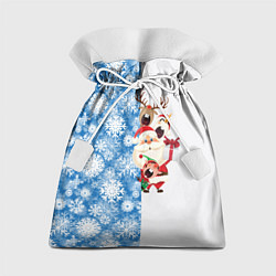 Мешок для подарков Подарок от Санты, цвет: 3D-принт