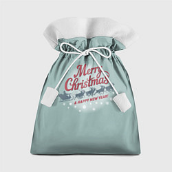 Мешок для подарков Merry Christmas хо-хо-хо, цвет: 3D-принт
