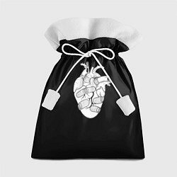 Мешок для подарков Раненное-сердце, цвет: 3D-принт
