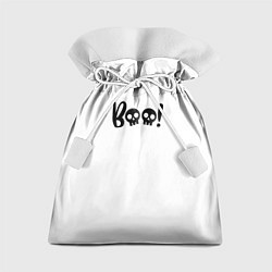Мешок для подарков Boo-череп, цвет: 3D-принт