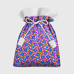 Мешок для подарков Красочный фон с цветами, цвет: 3D-принт
