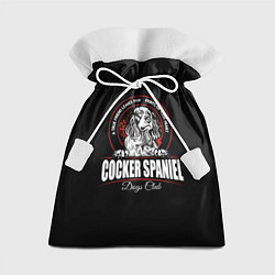 Мешок для подарков Кокер-Спаниель Cocker Spaniel, цвет: 3D-принт