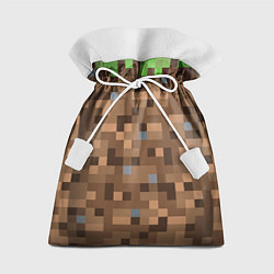 Мешок для подарков ЗЕМЛЯ DIRT MINECRAFT, цвет: 3D-принт