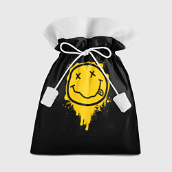 Подарочный мешок NIRVANA LOGO SMILE, БРЫЗГИ КРАСОК