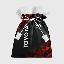 Мешок для подарков TOYOTA MILITARY PIXEL BLACK RED, цвет: 3D-принт