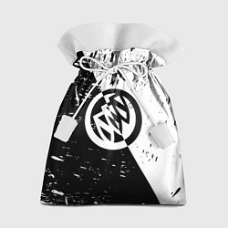 Мешок для подарков Buick Black and White Grunge, цвет: 3D-принт