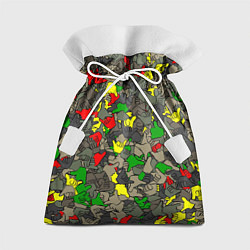 Мешок для подарков Раста-камуфляж, цвет: 3D-принт