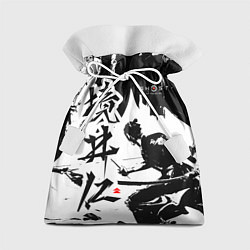 Мешок для подарков Ghost of Tsushima - Призрак Цусимы, цвет: 3D-принт