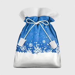 Подарочный мешок Снежинки - С Новым Годом