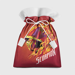 Мешок для подарков Скорпион Мортал Комбат, цвет: 3D-принт