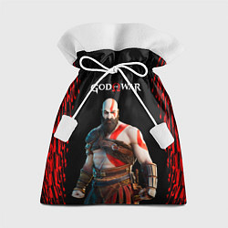 Подарочный мешок God of War красные разводы