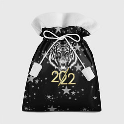 Мешок для подарков Символ года тигр 2022 Ура-Ура!, цвет: 3D-принт