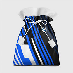 Мешок для подарков БМВ BMW СИНИИ ЛИНИИ, цвет: 3D-принт