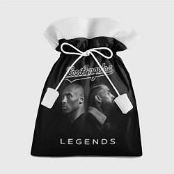 Мешок для подарков Los Angeles Legends Легенды Лос-Анджлелеса, цвет: 3D-принт