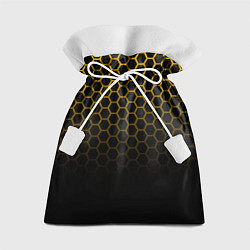 Мешок для подарков Неоновая кольчуга Gold neon, цвет: 3D-принт