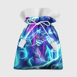 Подарочный мешок KDA FLASHLIGHT NEON КДА В МАСКЕ LEAGUE OF LEGENDS