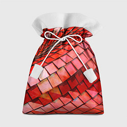 Подарочный мешок Красная спартаковская чешуя