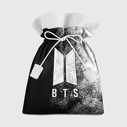 Мешок для подарков BTS ЧБ, цвет: 3D-принт