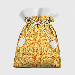 Мешок для подарков Золотые Биткоины, цвет: 3D-принт